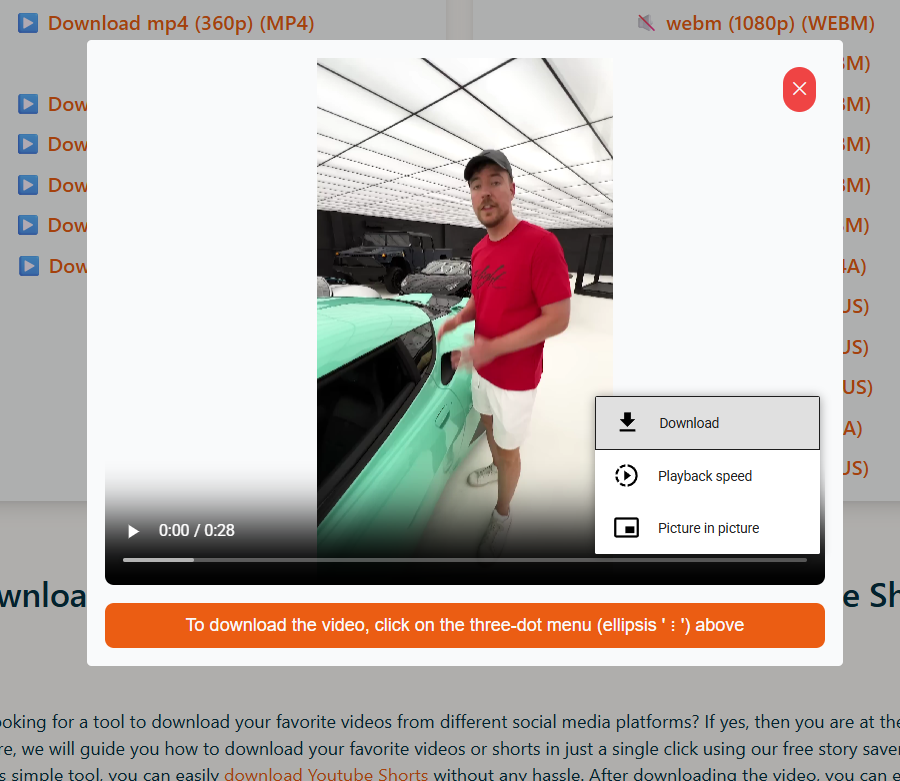 download insta story